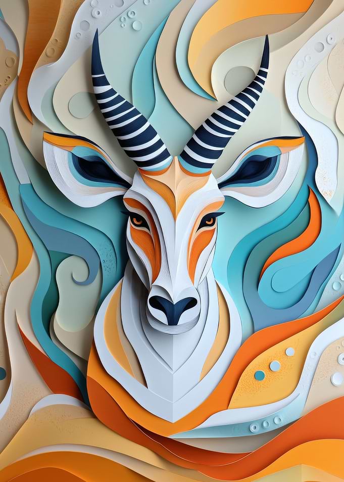 Papercut Antelope