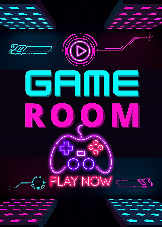 Game Room Neon Sign Gaming Gamer