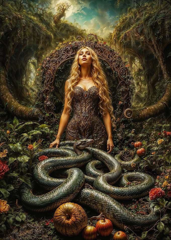 Eve in Eden Garden