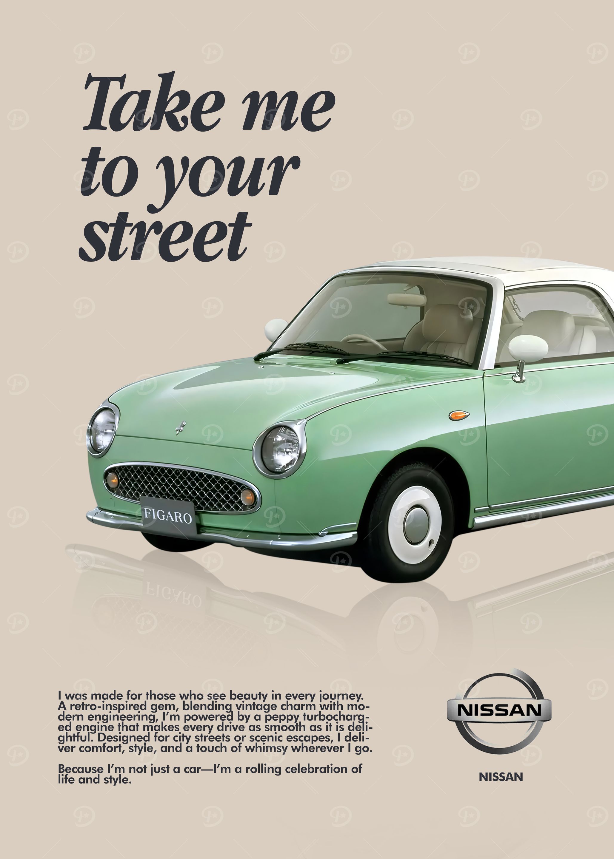 Nissan Figaro Retro Car