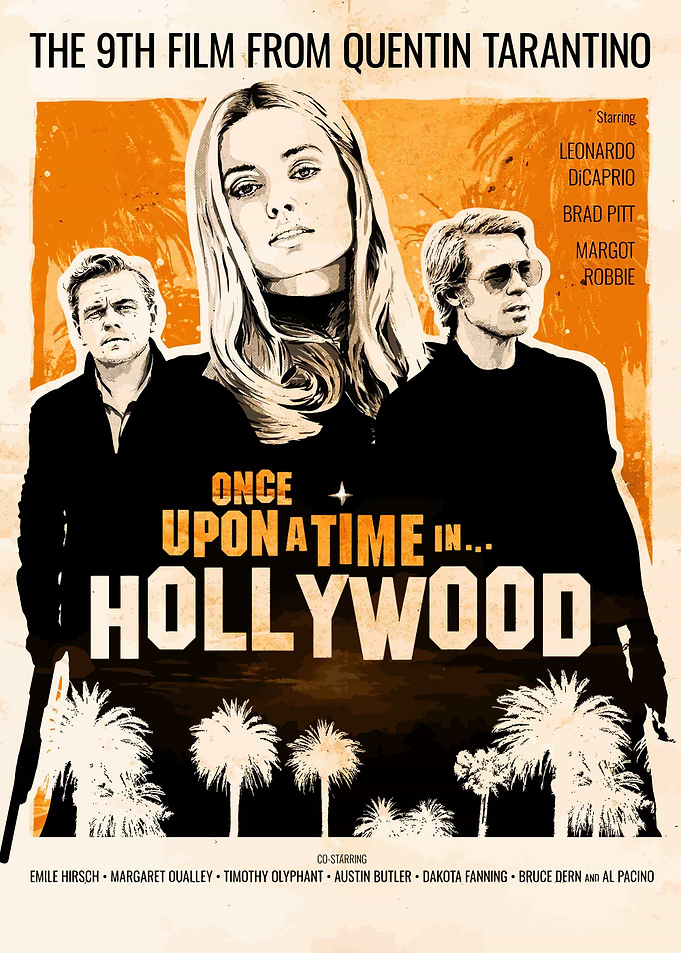 Once Upon a Time in Hollywood Movie Poster