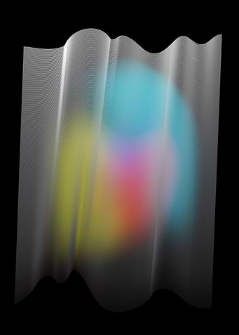 Ethereal Fluidity — Abstract Wavy Mesh