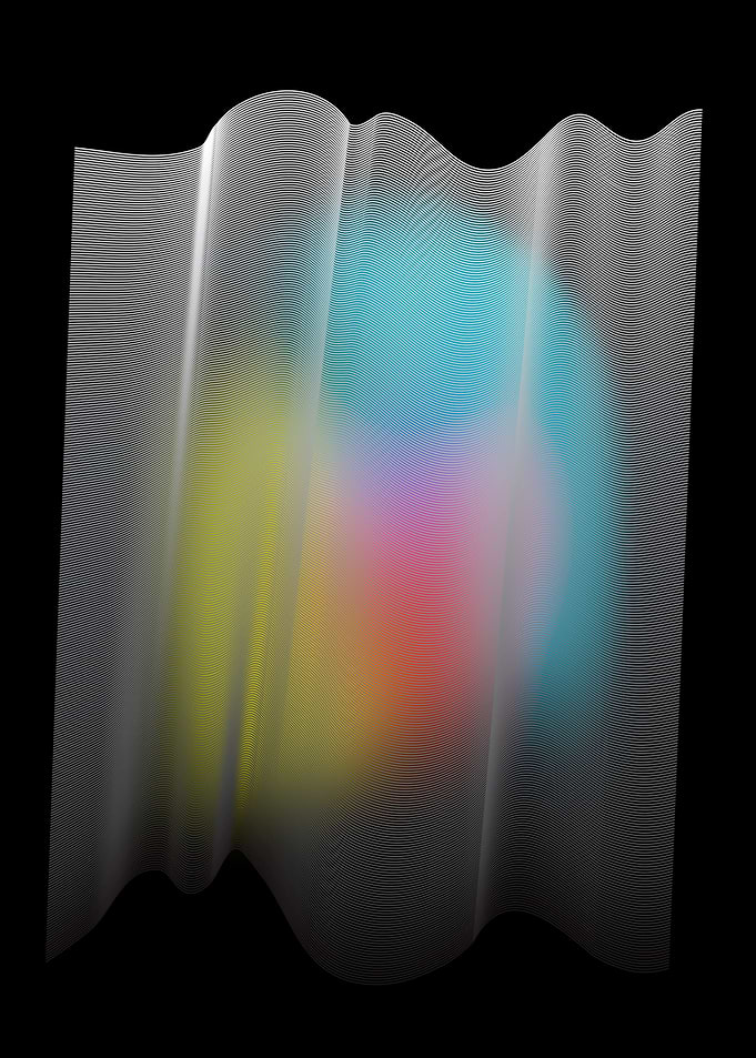 Ethereal Fluidity — Abstract Wavy Mesh