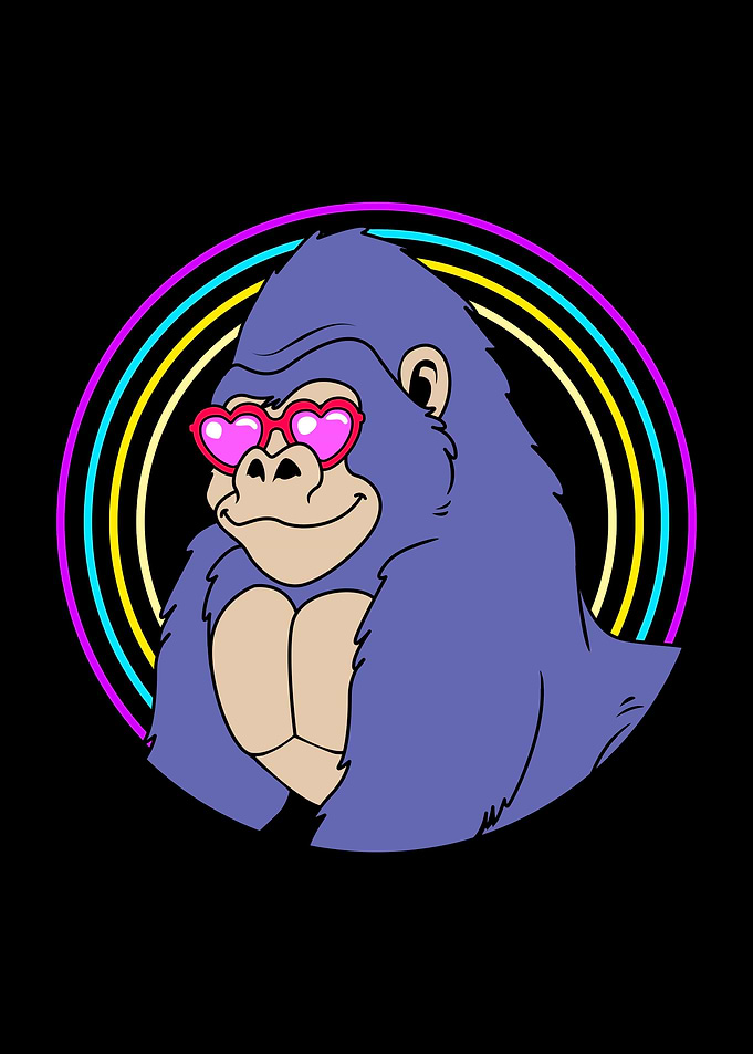 Cute Gorilla Wild Animal