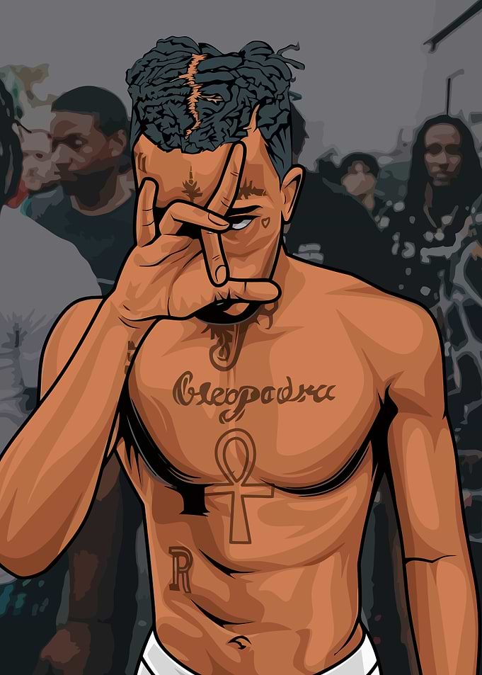 XXXTentacion Digital Art