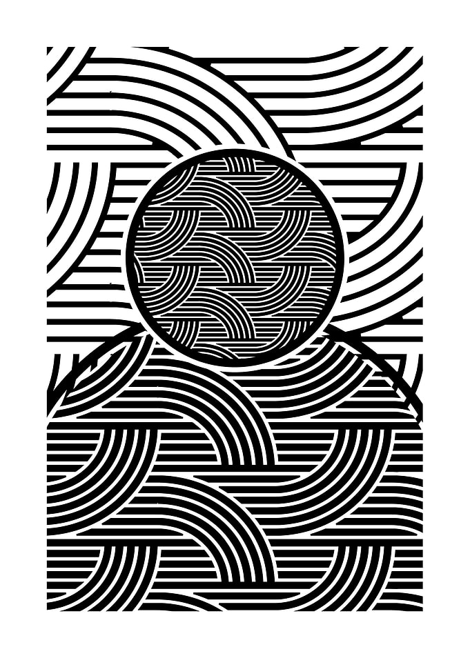 Abstract Line Art
