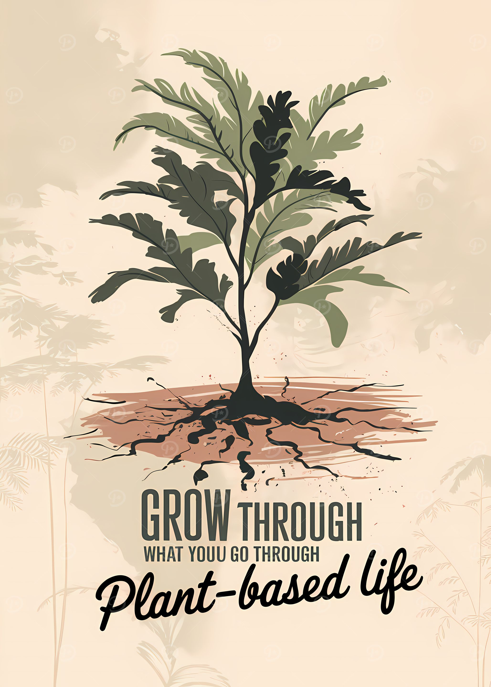 Plant-Based Life Grow Through What You Go Through