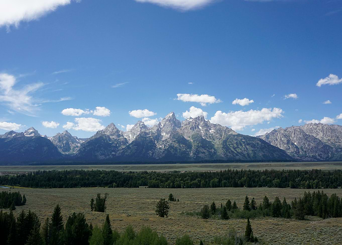 Grand Teton Mountain Range