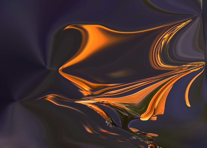 Abstract Pattern Orange and Purple