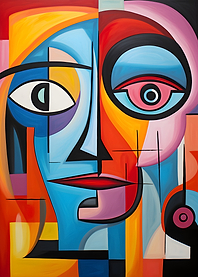 Abstract Face Painting