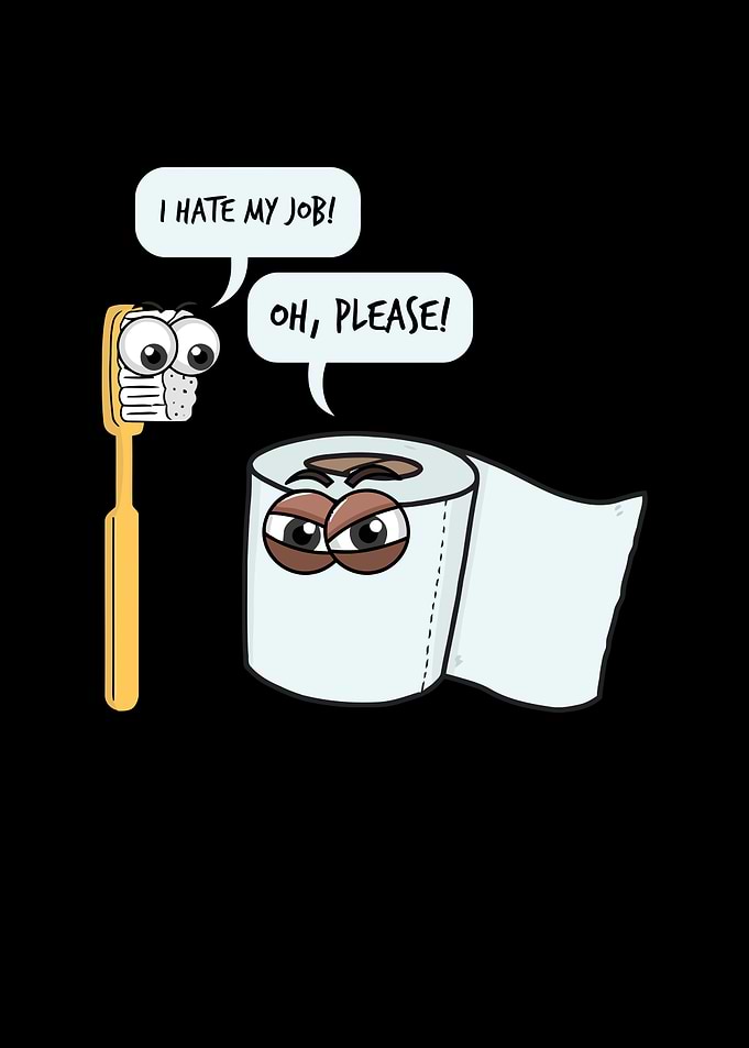 Toothbrush and Toilet Paper Comic