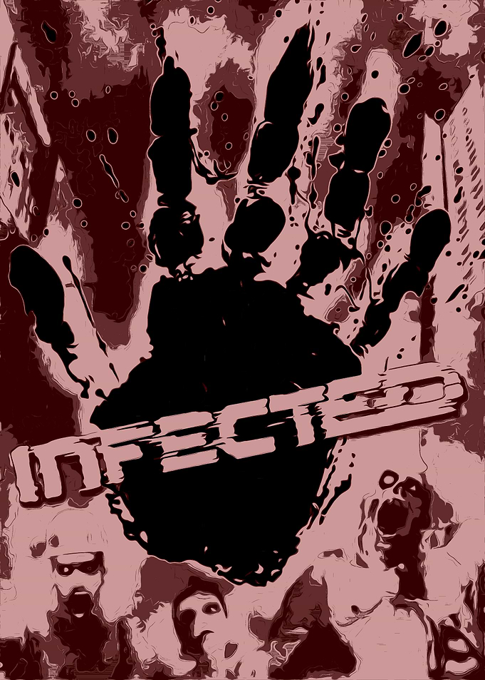 Infected Hand Print