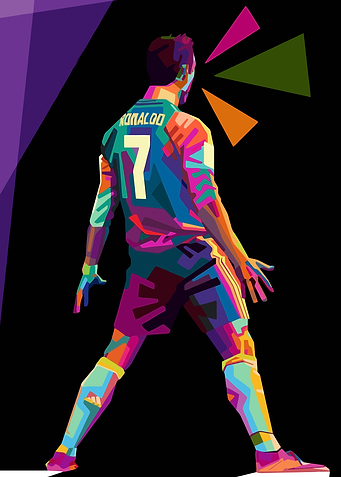 Cristiano Ronaldo Pop Art