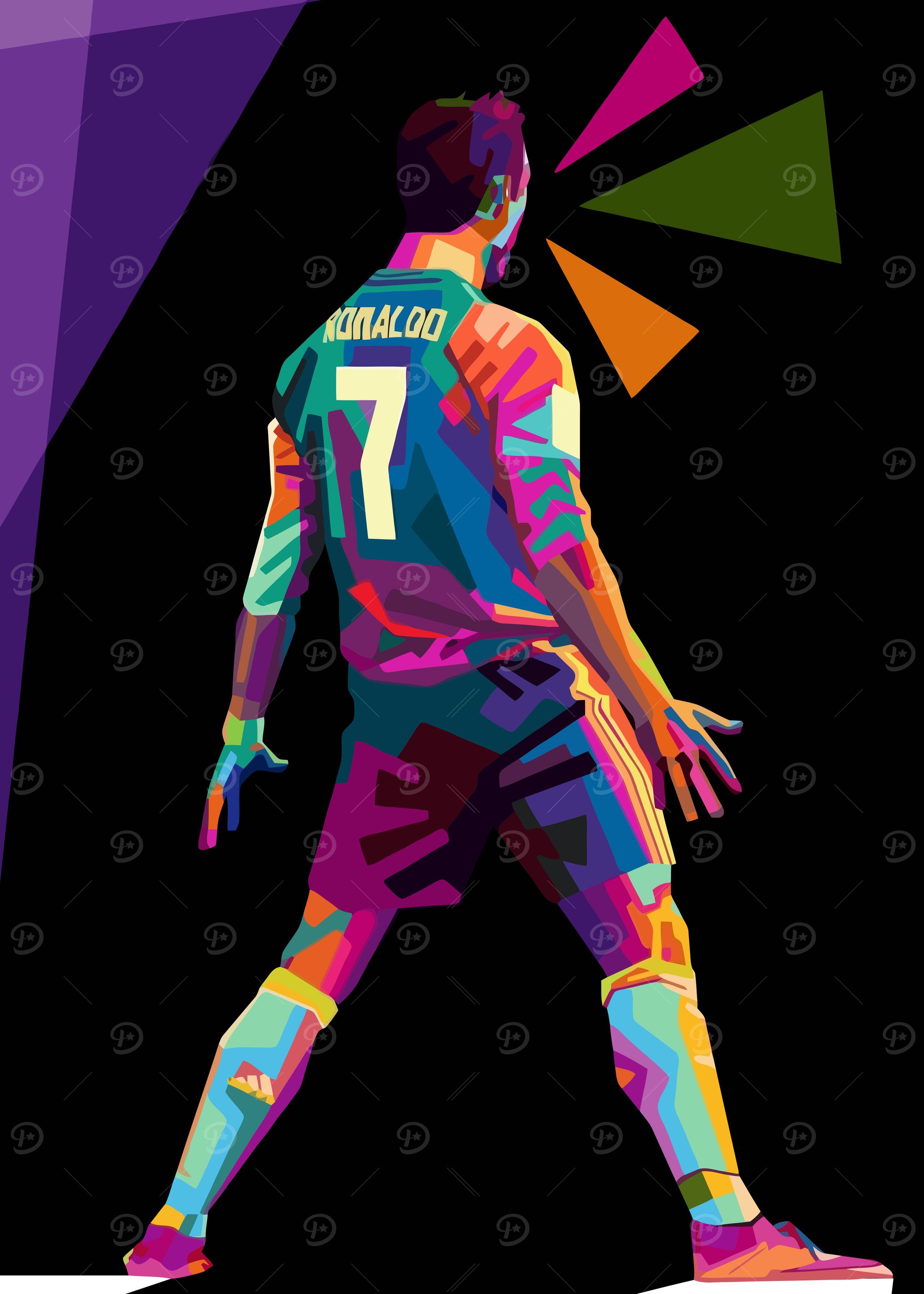 Cristiano Ronaldo Pop Art