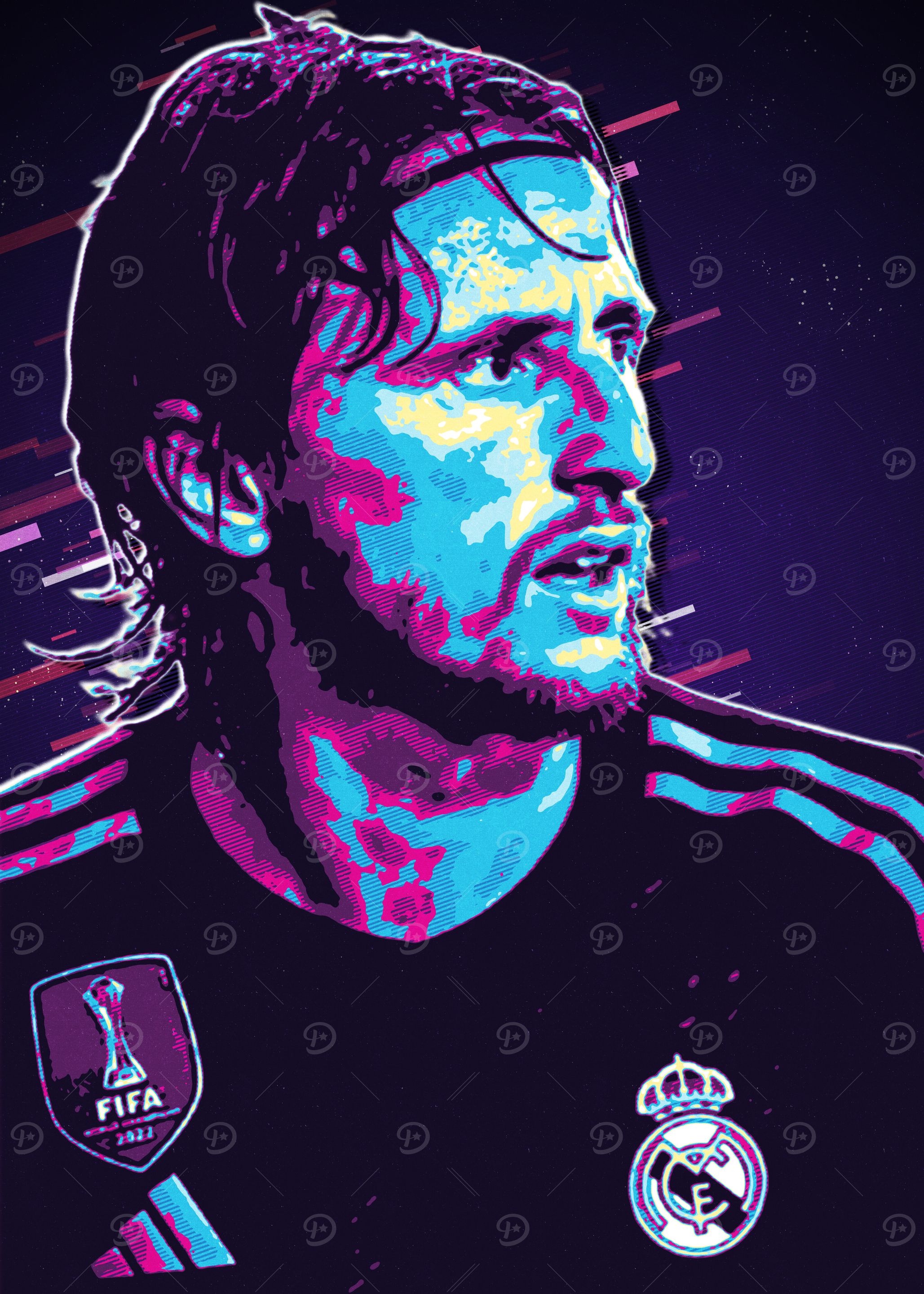 Modric Real Madrid Football Player