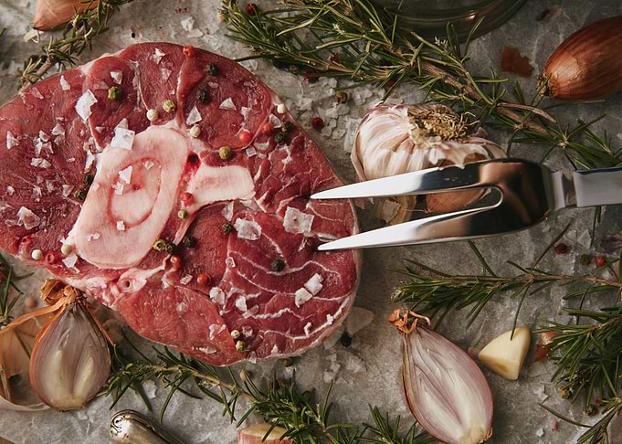 Raw Beef with Herbs