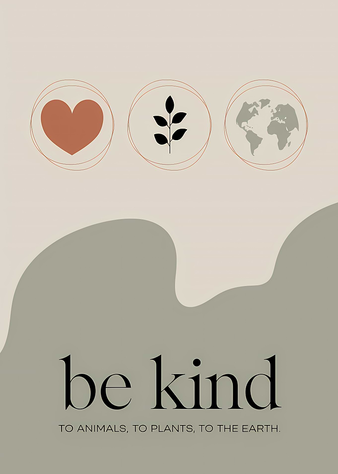 Be Kind: To Animals, To Plants, To the Earth