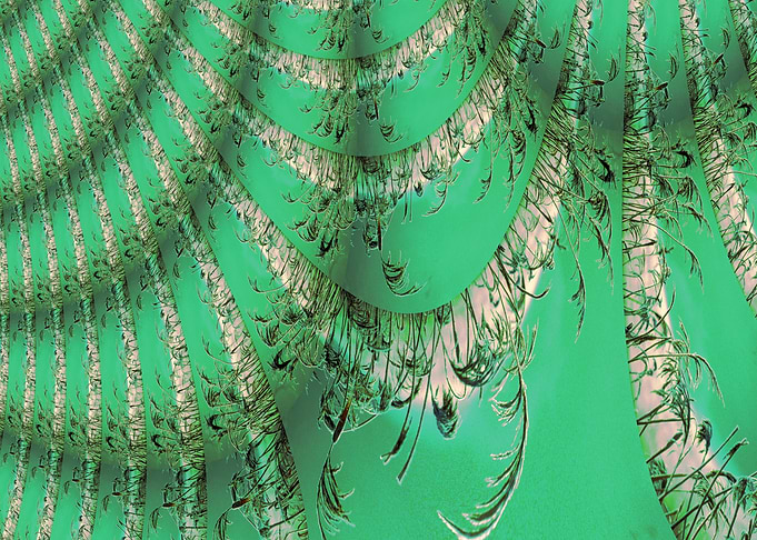 Abstract Green Pattern