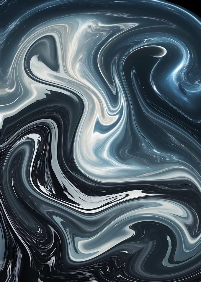 Abstract Swirling Marble