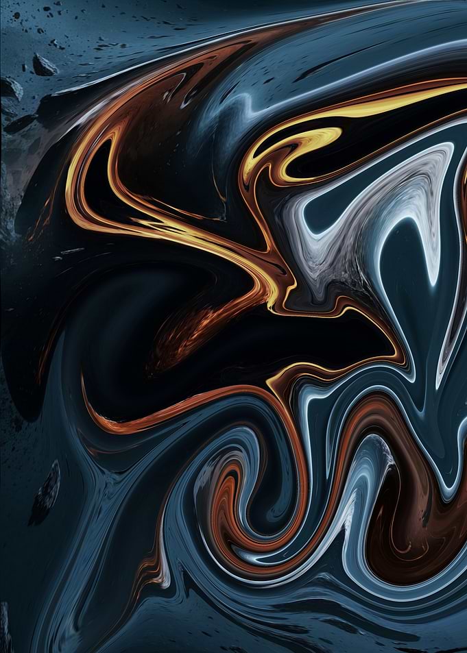 Abstract Swirling Art