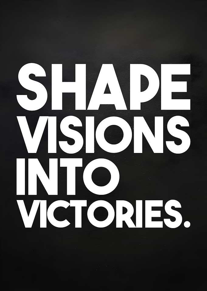 Shape Visions into Victories