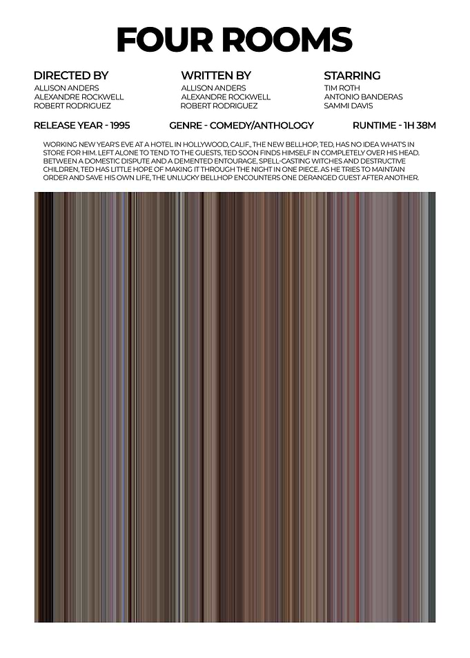 Four Rooms Movie Poster