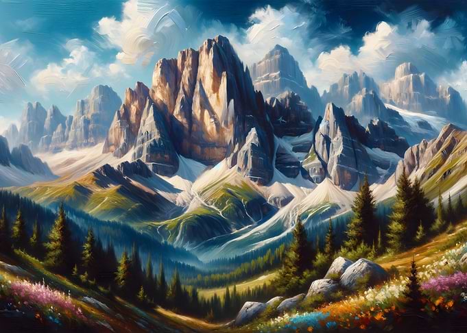 Majestic Mountain Landscape