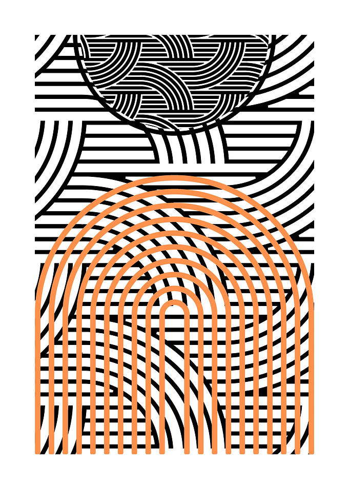 Abstract Geometric Art