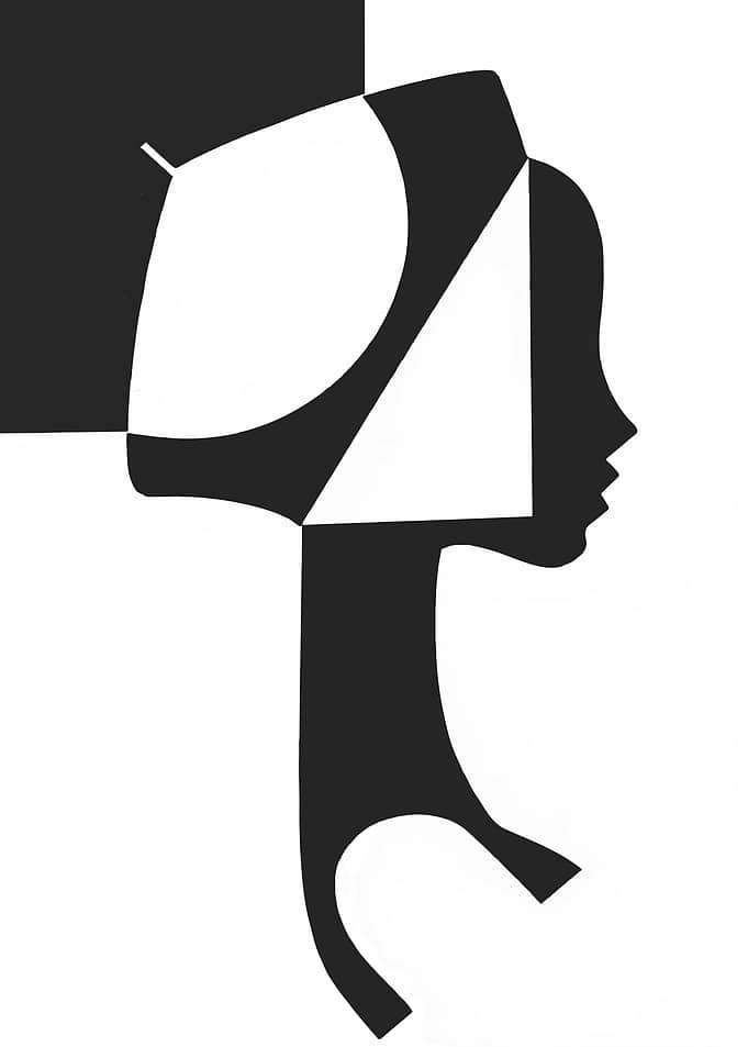 Abstract Woman Silhouette