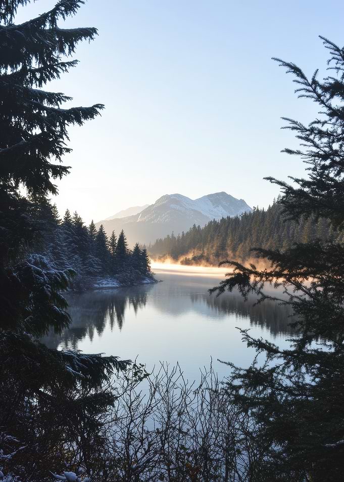 Misty Mountain Lake