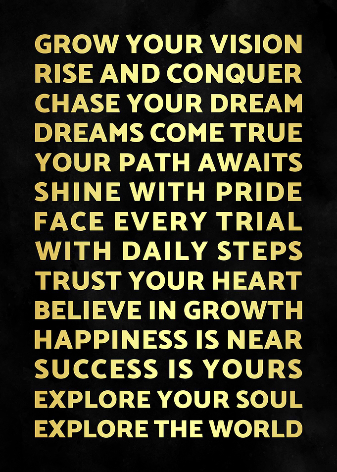 Path to Success and Self-Discovery : Motivational Quote Poster