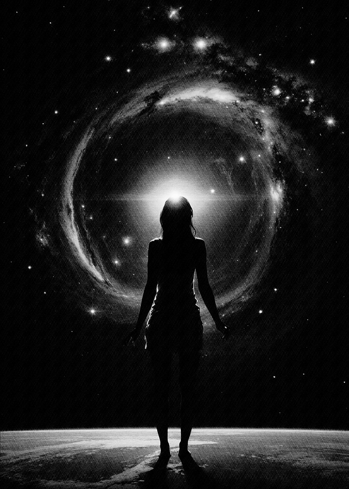 Silhouette in Space