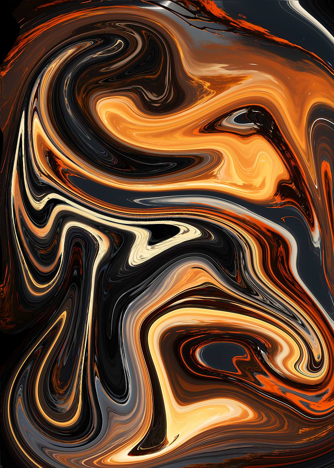 Abstract Swirling Colors
