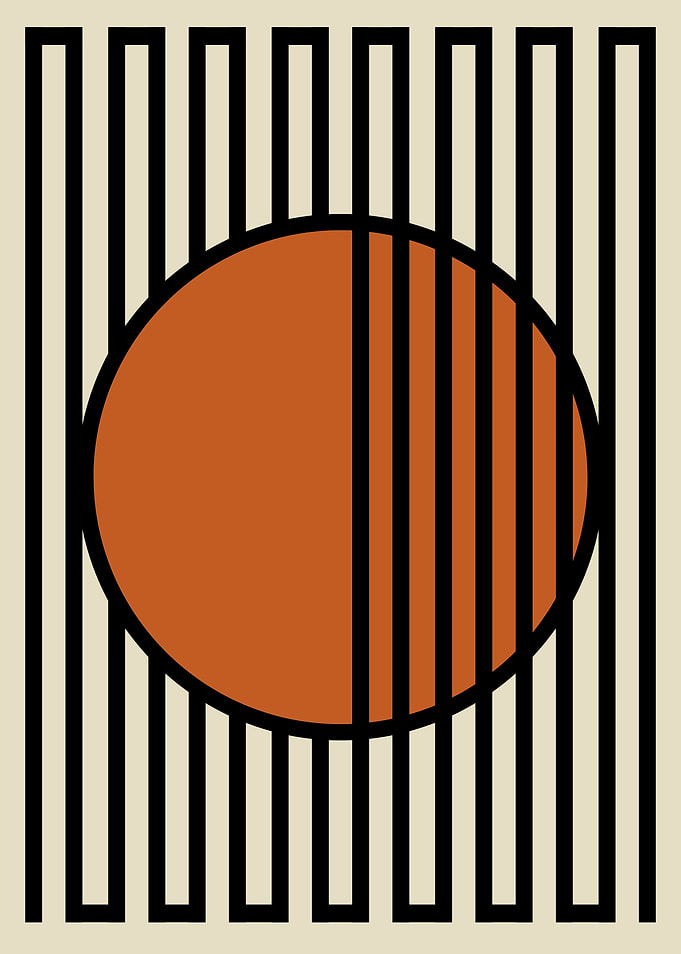 Abstract Sunburst
