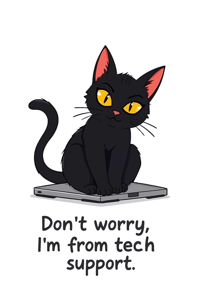 Tech Support Cat