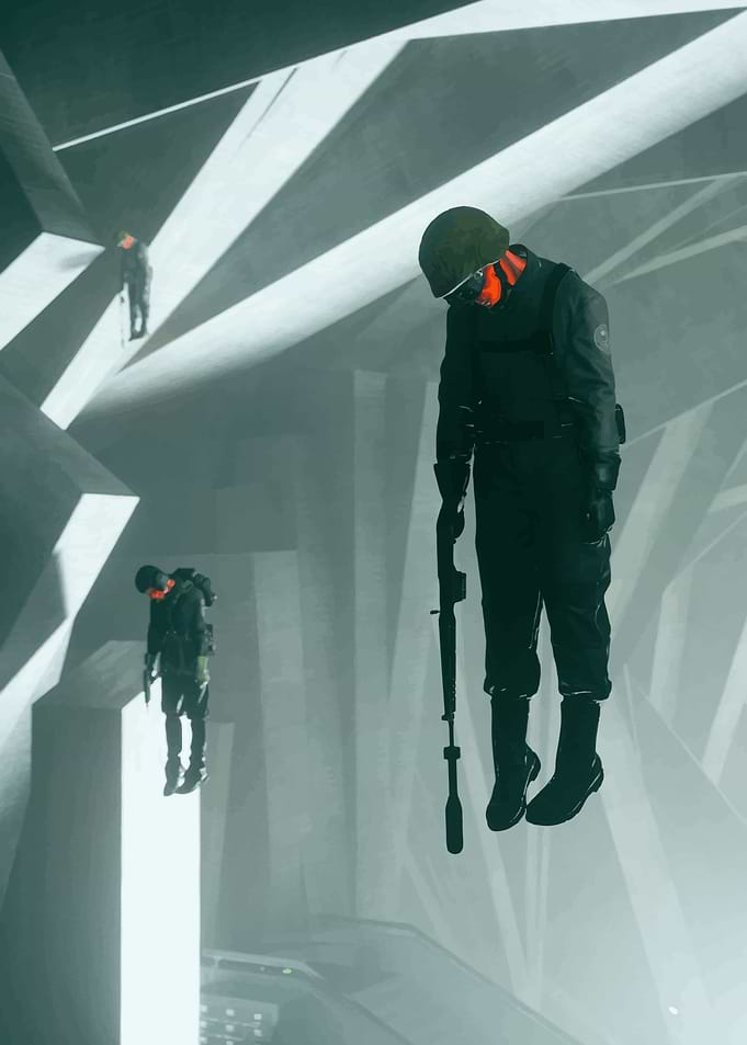 Soldiers in Abstract Space