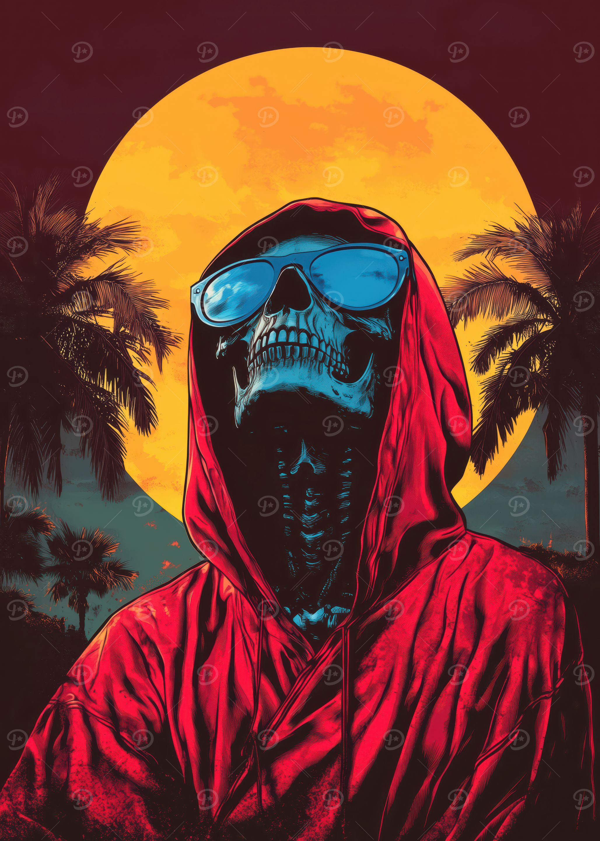 Skeleton in Sunglasses