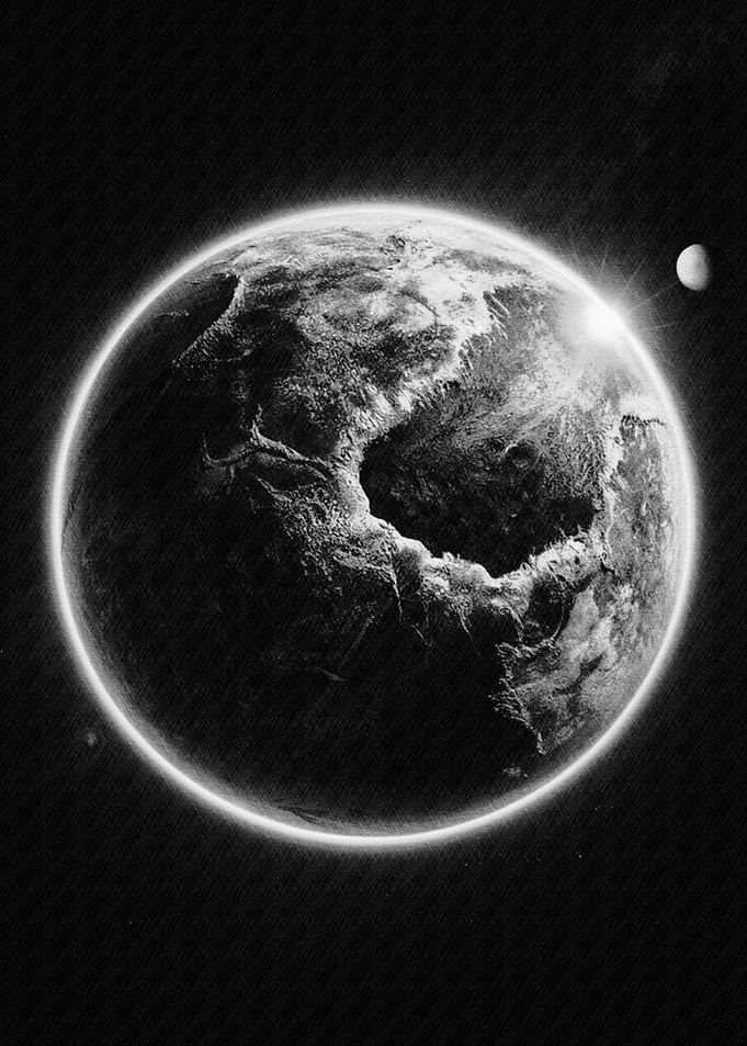 Planet Earth in Space
