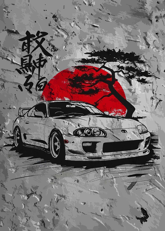 Japanese Car Art