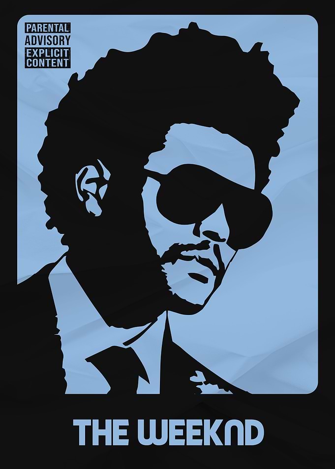The Weeknd Minimalist Poster