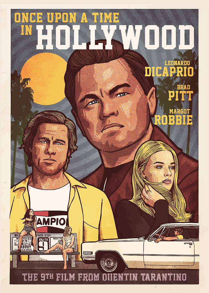 Once Upon a Time in Hollywood Poster