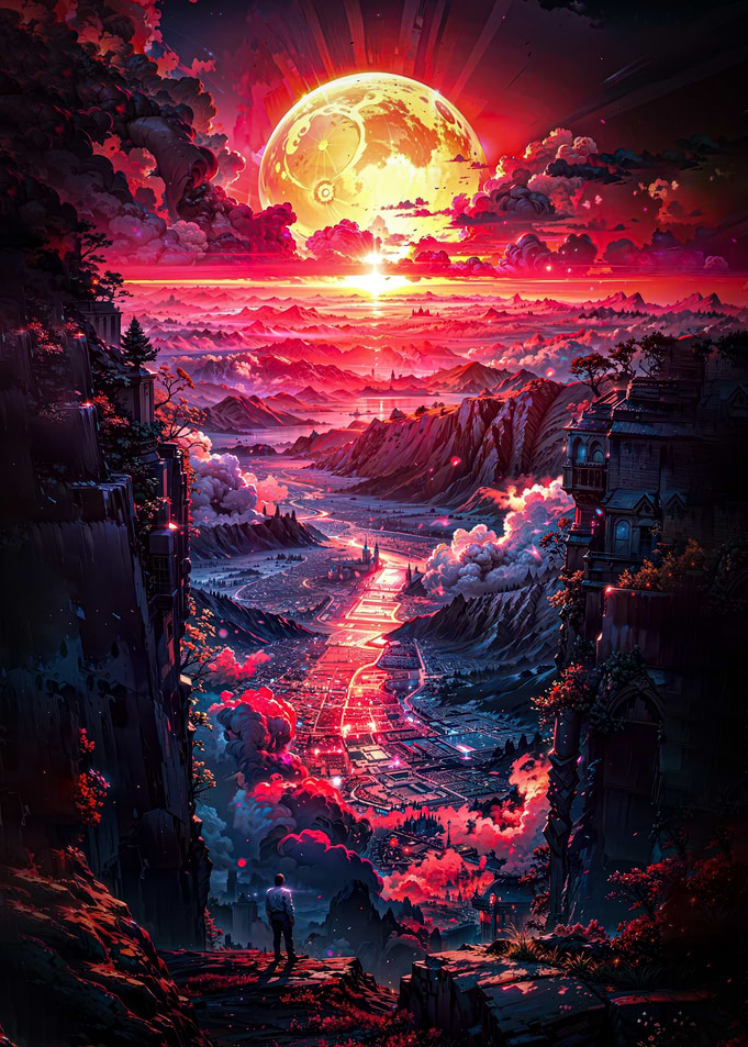 Apocalyptic Sunset - Dreamscape Valley