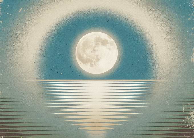Full Moon Over Water