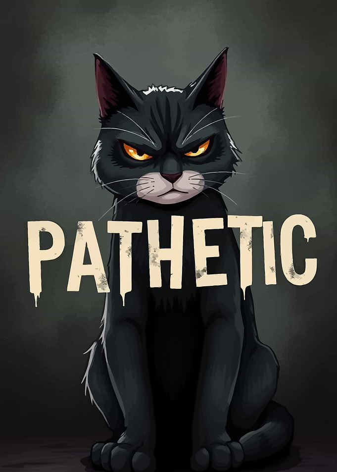 Funny Angry Cat
