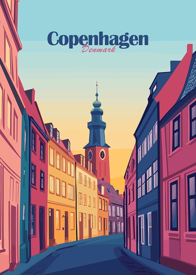 Copenhagen Street Scene