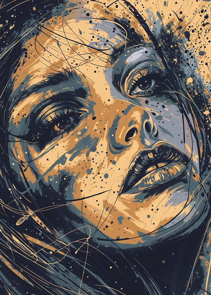 Abstract Woman Portrait