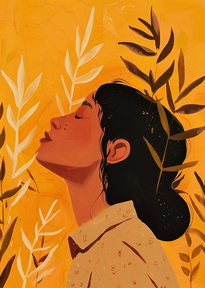 Woman with Closed Eyes