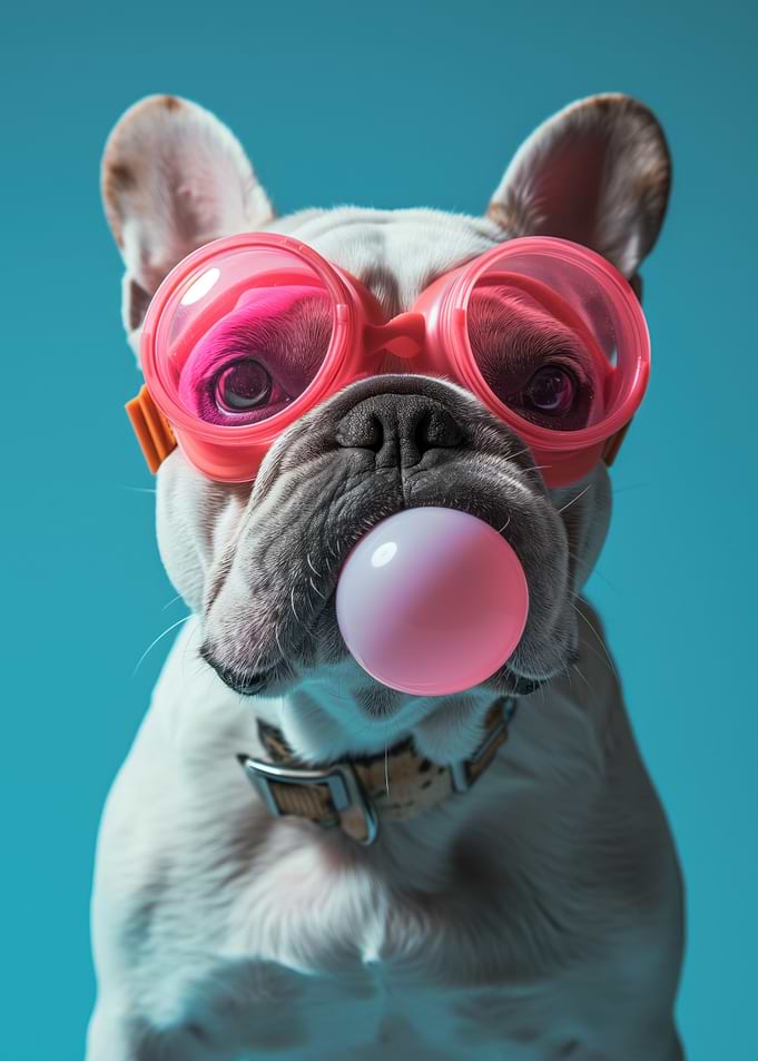 French Bulldog Bubble Gum