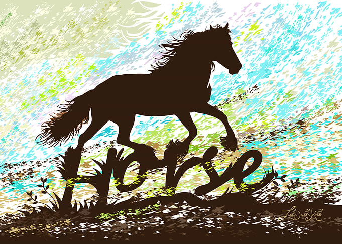 Horse Silhouette Art