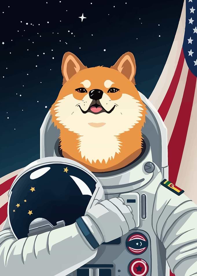 Shiba Inu Astronaut